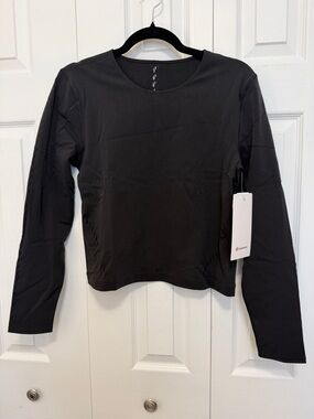 lululemon athletica Black Long Sleeve Crew Performance Top